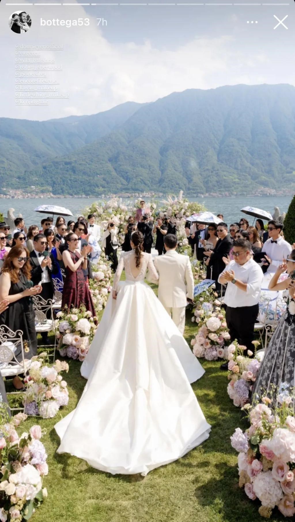 甄子丹汪诗诗补办婚礼，一窥这对cp牵起的神秘港圈交际网