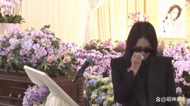 众星送别李玟！萧亚轩哭成泪人韩红面色沉重，成龙刘德华不舍