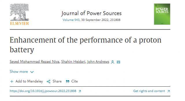 全新质子电池实现3倍能量密度提升，成本更低且可回收