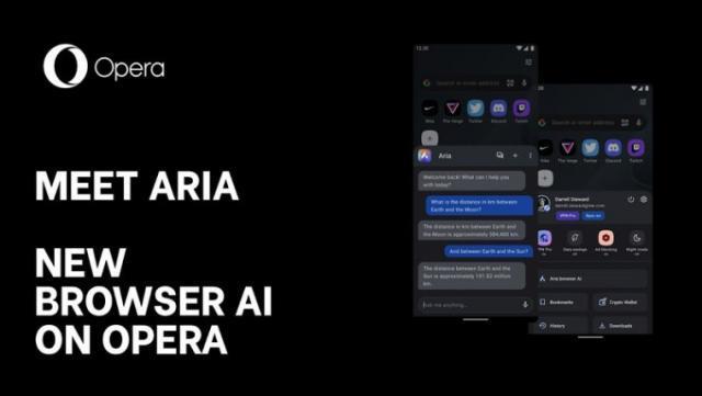 Opera 旗下 AI 工具 Aria 将在 iOS 平台推出，全球用户即将突破 100 万人