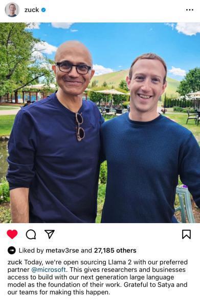 如果微软不与Meta联手，就将被OpenAI单方面削弱实力