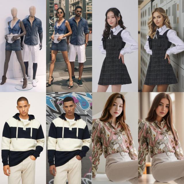 蘑菇街开发了一款AI商拍工具，帮商家解决找模特的难题