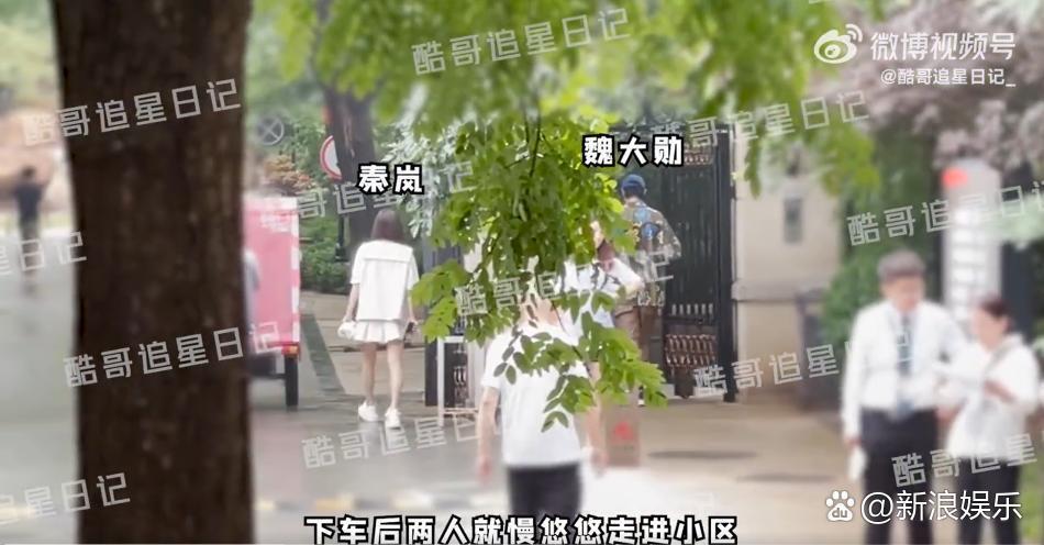 曝秦岚魏大勋手挽手回家