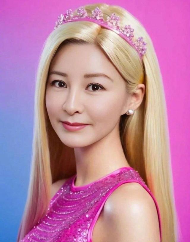 杜华晒芭比造型美照 金色长卷发秒变女团辣妹