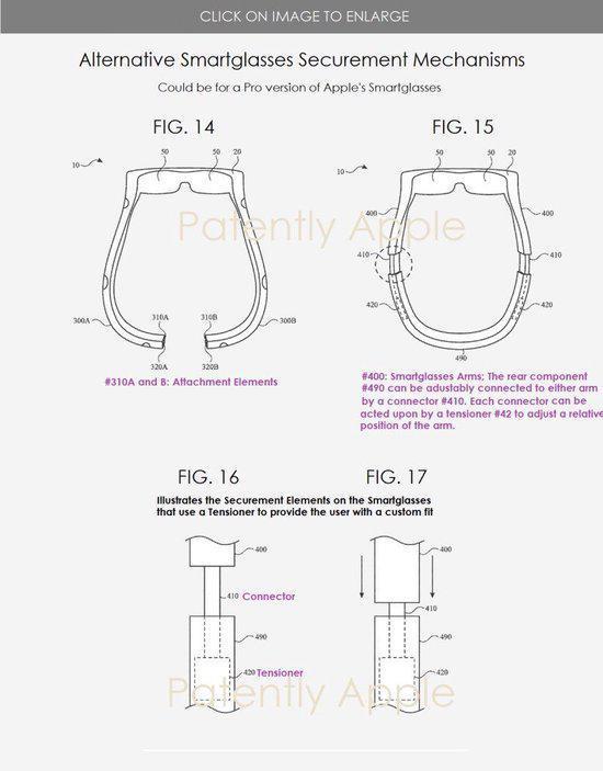 苹果智能眼镜新专利：可进行折叠拉伸以适应不同用户