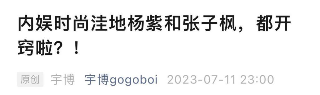 杨紫：「丑」点怎么了？