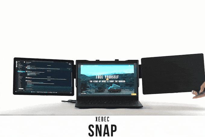 任何笔记本都能秒变三屏，Xebec Snap 配件上架众筹