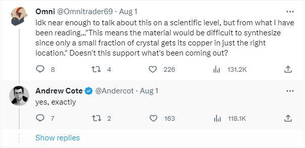 复现成功！超导体有戏？我们要见证历史了吗？