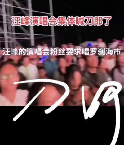 汪峰演唱会观众集体喊刀郎，要求其唱《罗刹海市》