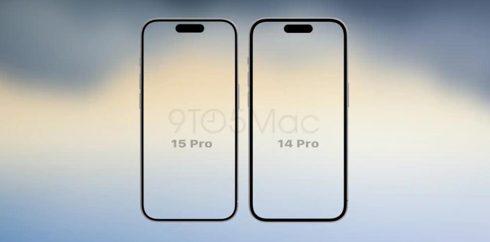 iPhone 15 Pro系列屏幕黑边大对比：较 iPhone X 缩小了 30%