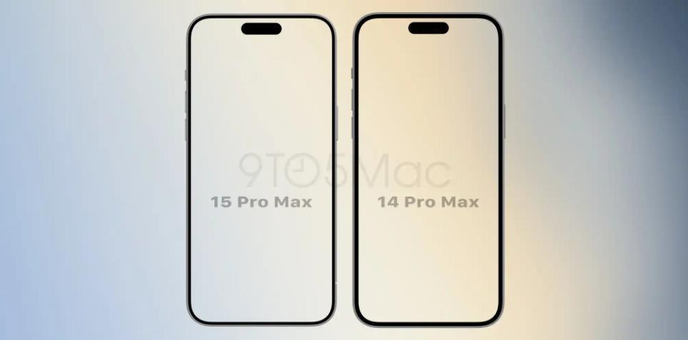 iPhone 15 Pro系列屏幕黑边大对比：较 iPhone X 缩小了 30%