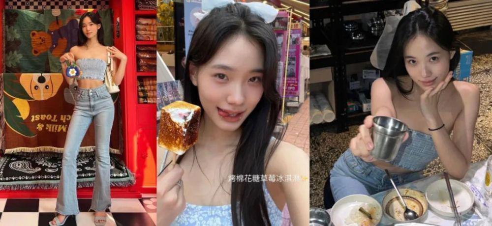 小S女儿韩国旅游被偶遇，穿着大胆惹争议，一个太性感一个很韩范