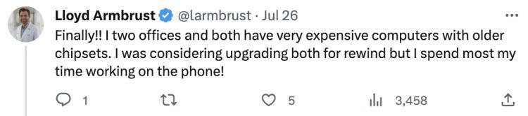 还记得那个要做你“人生搜索引擎”的App吗？它出了iPhone版，还集成了GPT-4