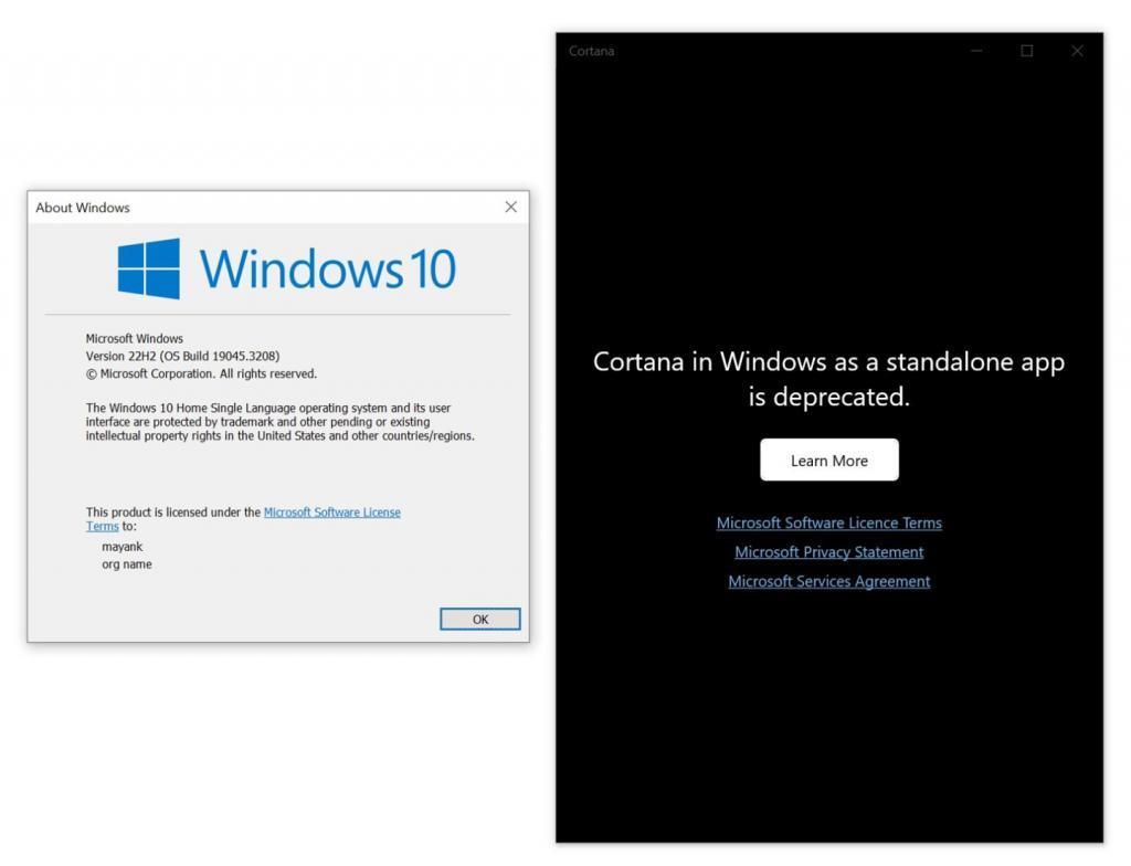 继 Win11 之后，微软现已放弃对 Windows 10 Cortana 小娜的支持