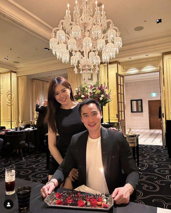 阿娇前夫赖弘国儿子1岁生日 祖孙三代幸福同框