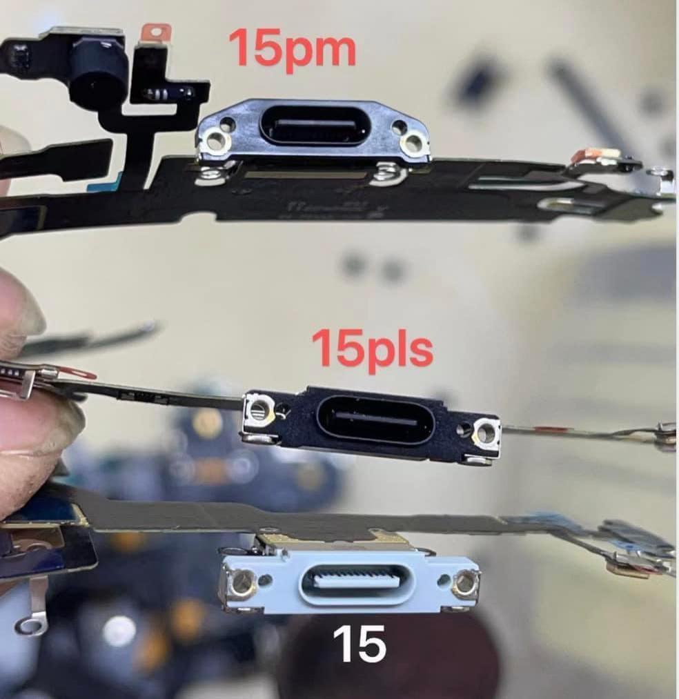 苹果 iPhone 15 系列 USB-C 组件和 SIM 卡托曝光