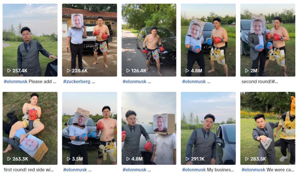 马斯克“中国分克”上演拳击秀，本尊也不清楚其是否是真人