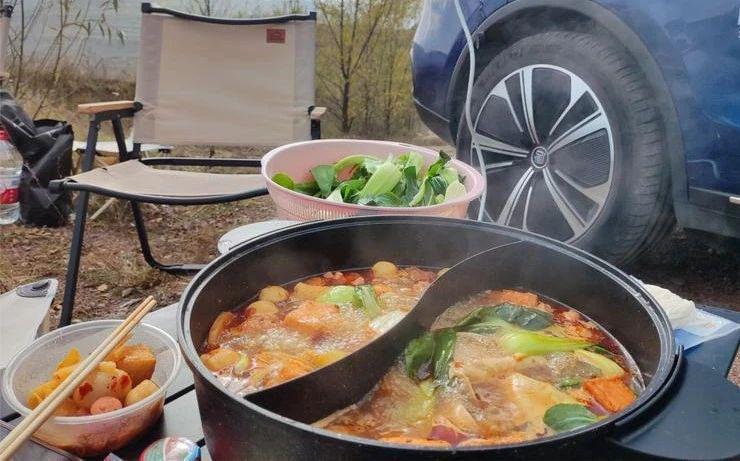 为了充上电，美国人玩起了“车体蜈蚣”。。。