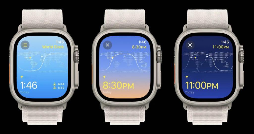 苹果 watchOS 10 全新世界时钟应用初步上手