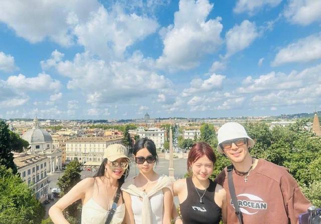 钟丽缇夫妇发联合律师声明 晒全家游照辟谣离婚
