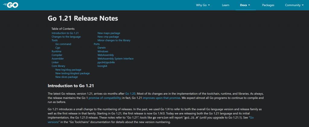 谷歌发布编程语言Go 1.21：取消旧版 Windows 和 macOS 的支持