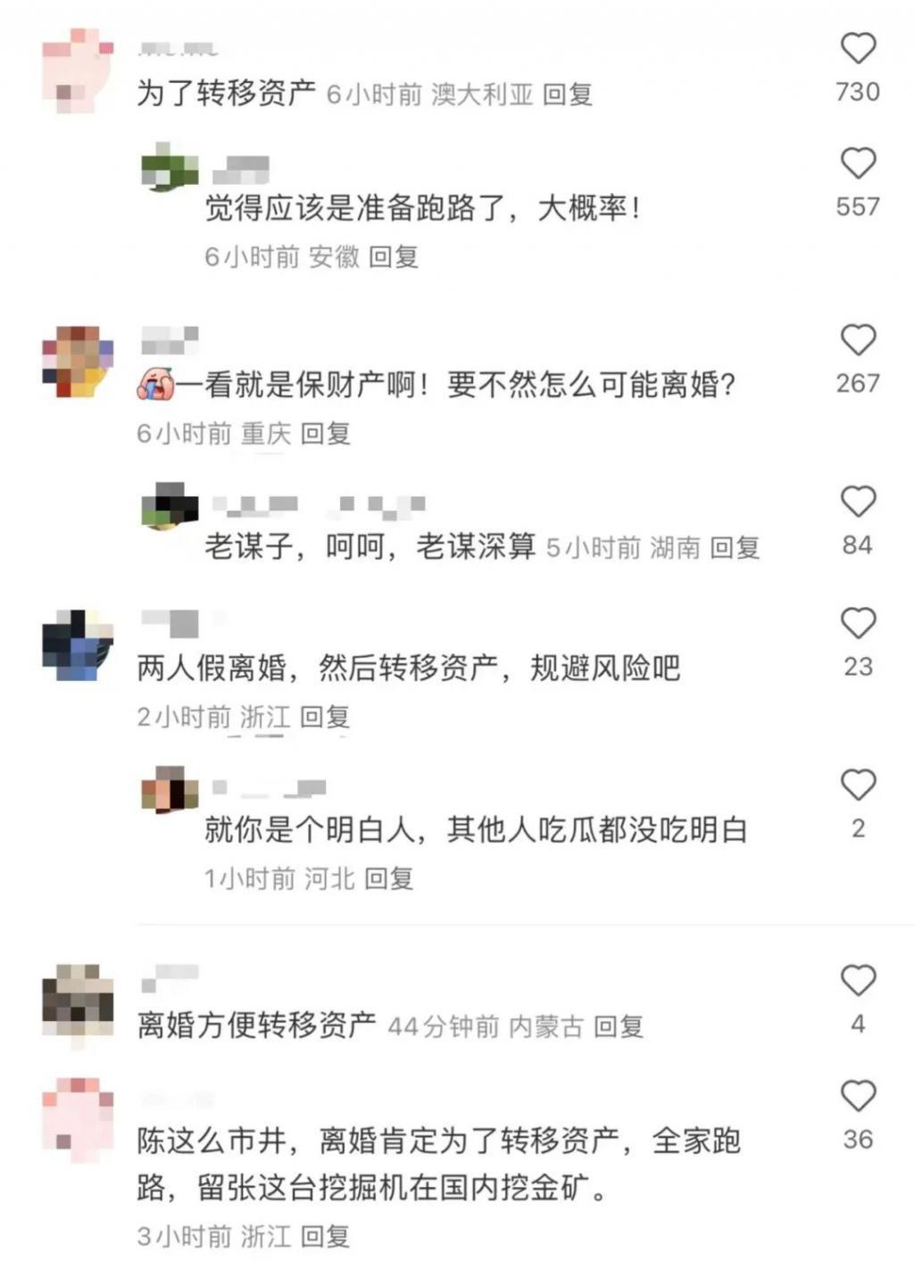 张艺谋又被传离婚，曝陈婷转移财产出国，知情人透真相