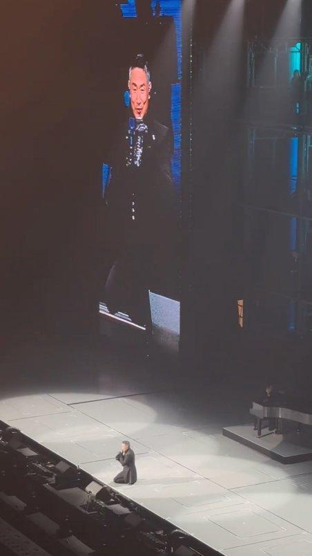 张学友演唱会因头晕延迟开场 报平安称不用担心