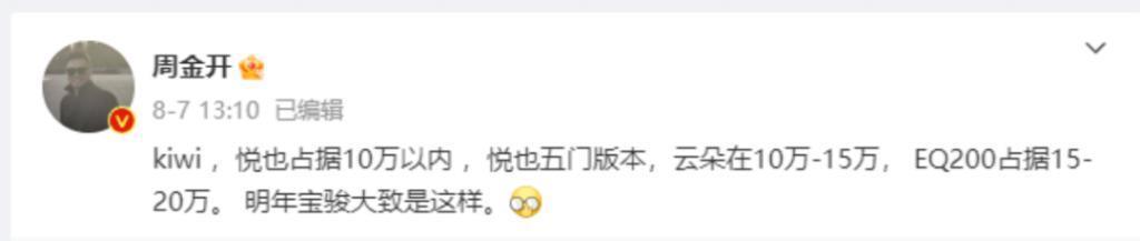 史诗级云朵上市，宝骏能“飘”过比亚迪？