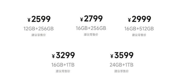 24GB 1TB 3599 ！红米又硬起来了