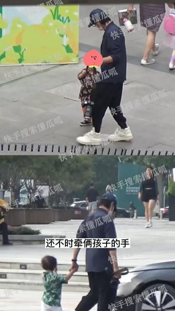 陈坤被曝疑似又有俩儿子 带小男孩逛商场拍全家福