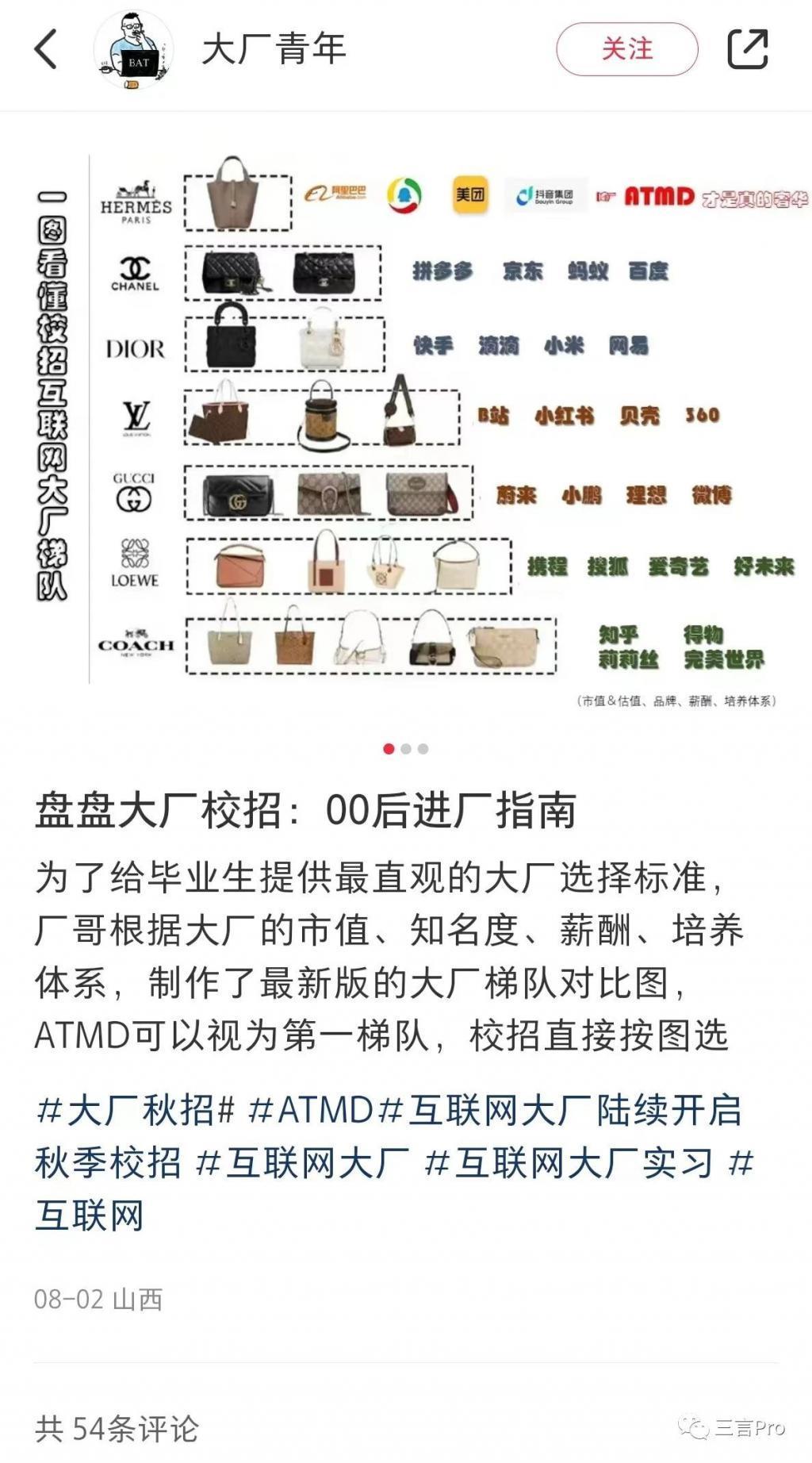 大厂秋招又起：为什么“ATMD”成第一梯队