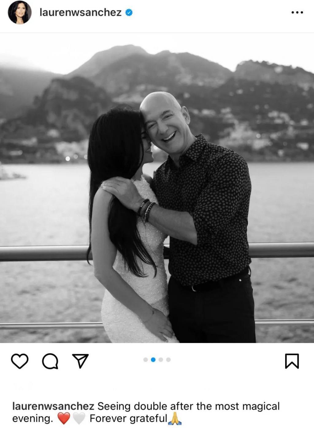 贝佐斯桑切斯游艇订婚派对，顶豪朋友圈又让人震惊？