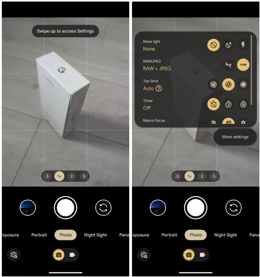 谷歌 Pixel 8 系列手机相机界面曝光，拍照和视频模式分离