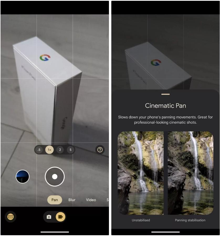 谷歌 Pixel 8 系列手机相机界面曝光，拍照和视频模式分离