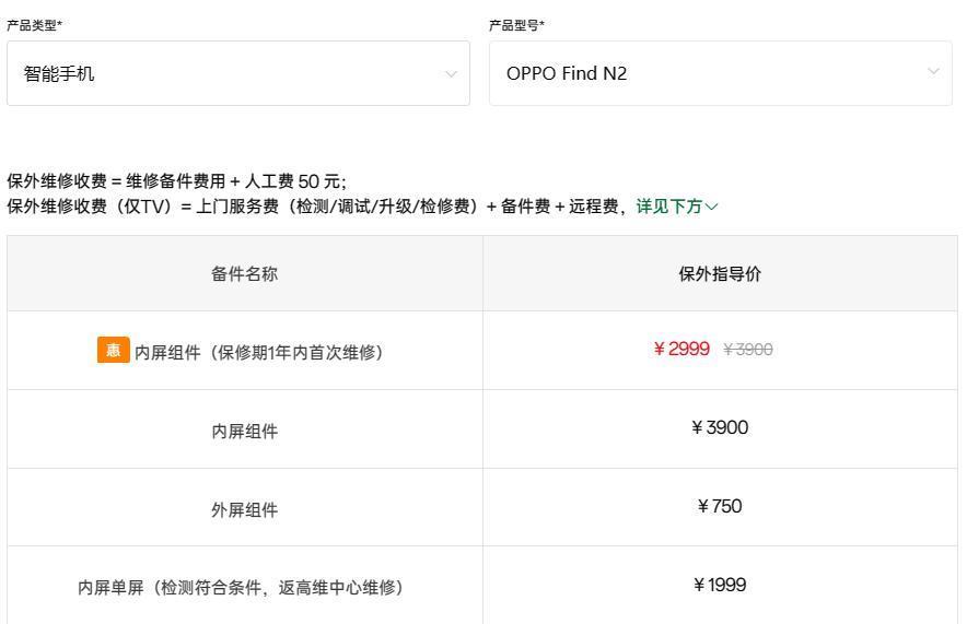 折叠屏,修不起!
