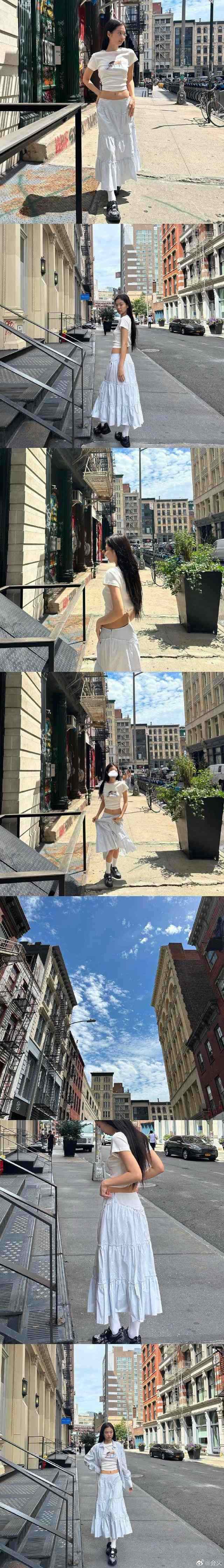 Jennie一口气发32张照片 各种POSE古灵精怪