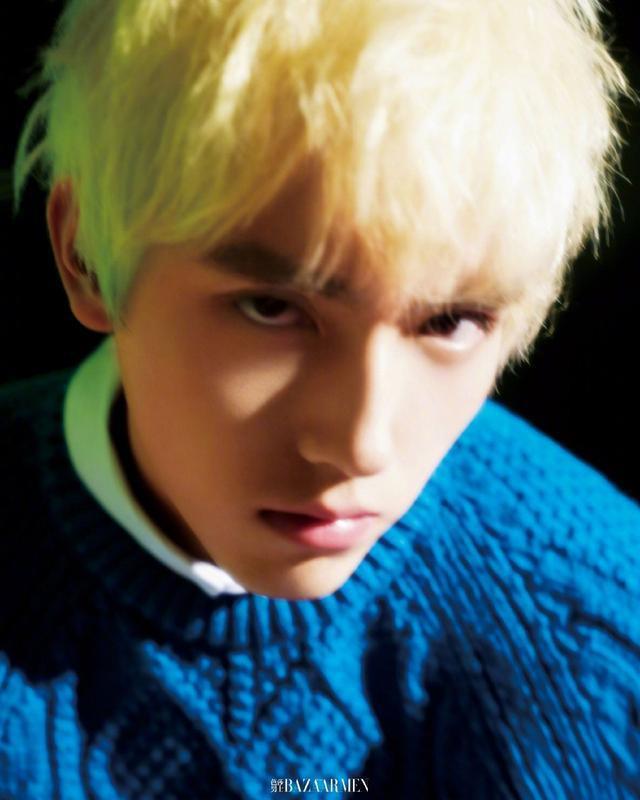 陈飞宇大片更新 金发出镜五官深邃精致