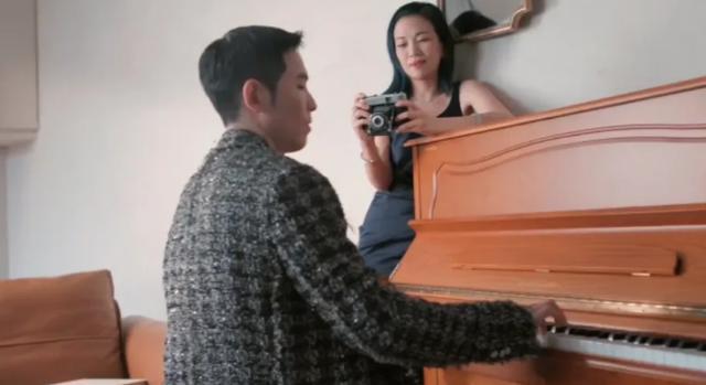 萧敬腾林有慧夫妇七夕合体 甜蜜拍摄时尚杂志封面大片