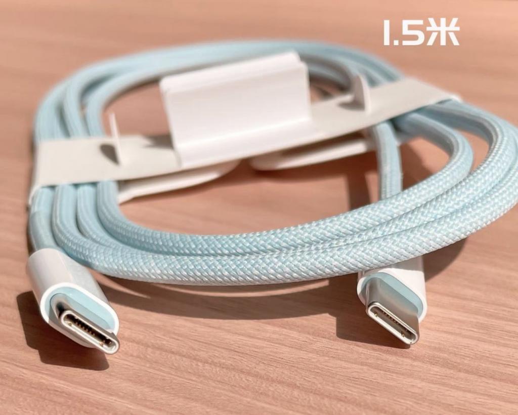 消息称苹果 iPhone 15 系列配备 1.5 米长双头 USB-C 线缆