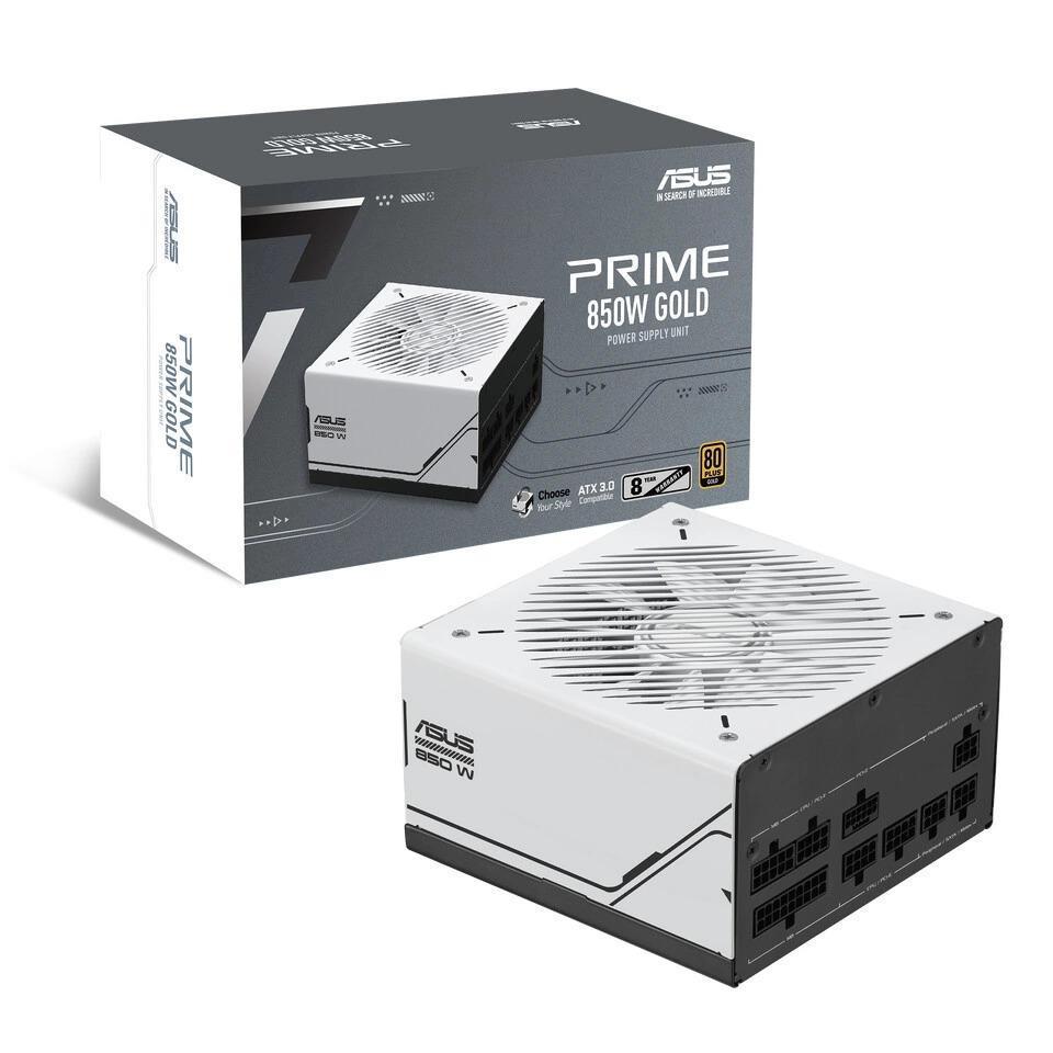 华硕新款 Prime 系列电源上架：黑白撞色设计，750W 899 元
