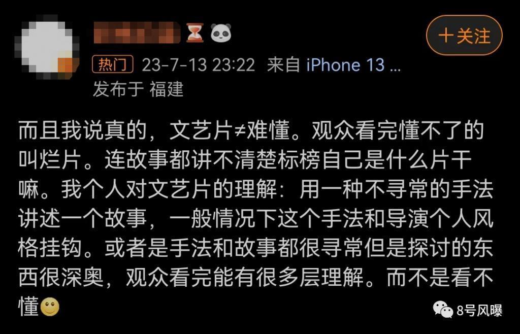 谜一样的口碑，文艺片还是烂片？