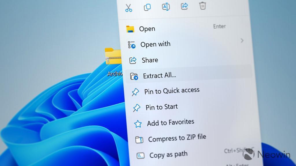 微软 Win11 文件资源管理器支持 RAR 等格式，但性能不敌 WinRAR