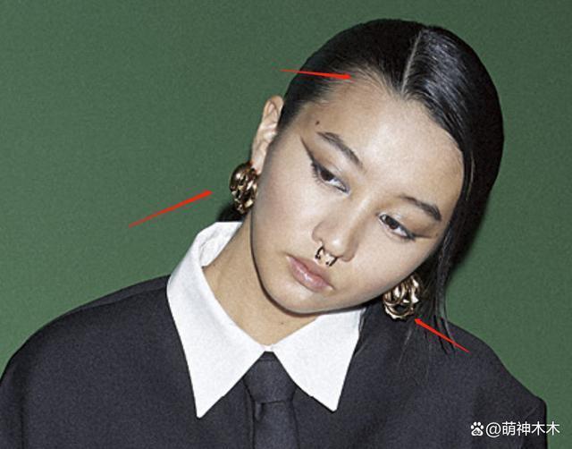 木村光希硬照翻车，发型贴头皮妆感显脏，鼻环透视装一言难尽