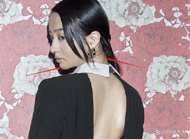 木村光希硬照翻车，发型贴头皮妆感显脏，鼻环透视装一言难尽