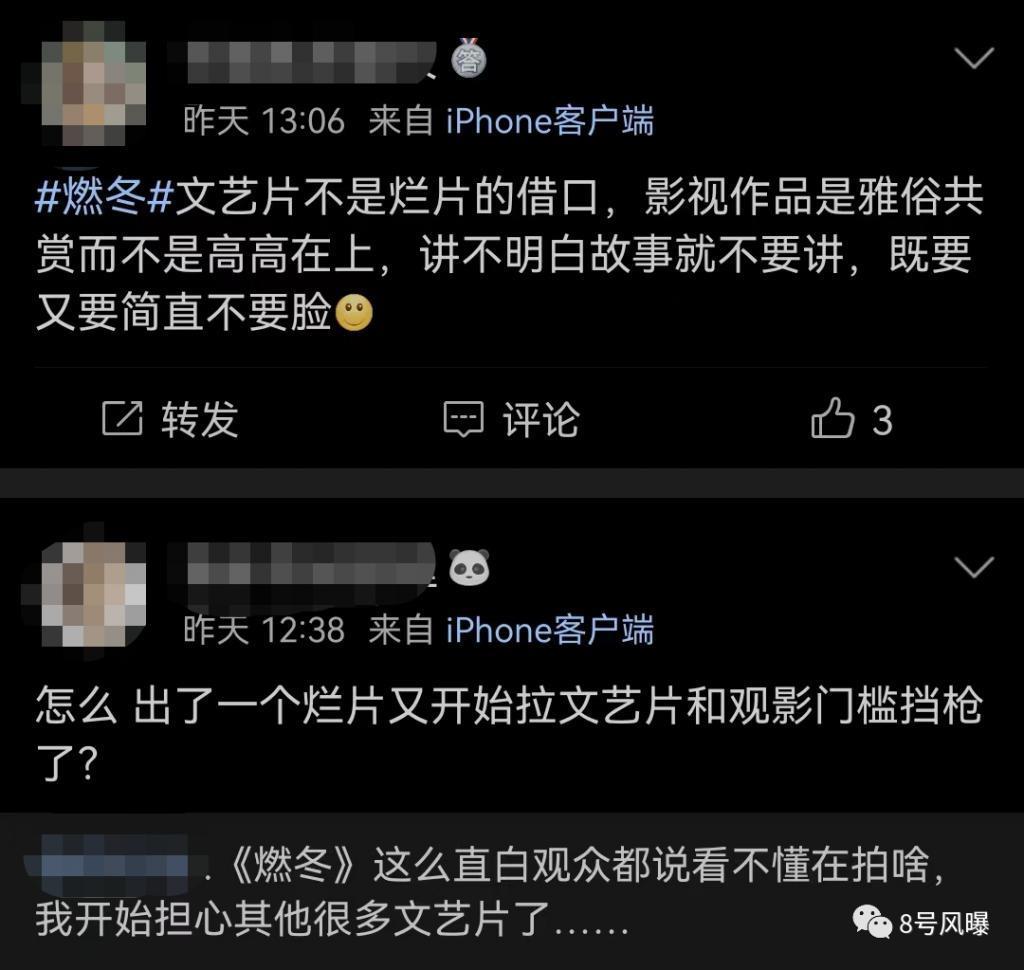 《燃冬》票房惨淡口碑成迷：是文艺片还是烂片？