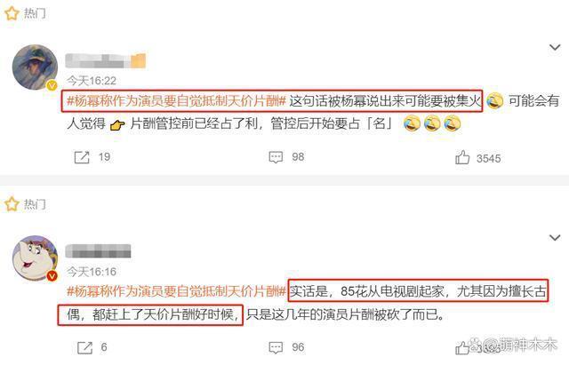 3年赚4个亿,杨幂呼吁抵制天价片酬遭质疑,45亿身家被扒