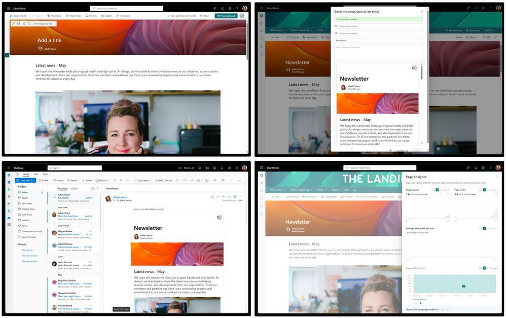 微软 SharePoint 新特性：能以邮件方式向目标发送新闻内容