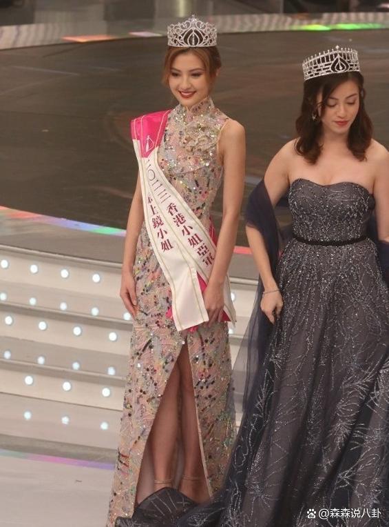 传港姐亚军是诈骗犯之女，被债主网暴崩溃落泪，称会努力赚钱