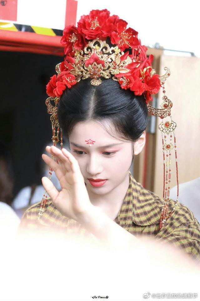张婧仪新剧《惜花芷》杀青 古装造型美丽动人