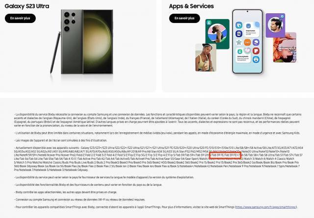 三星法国官网确认有两款 Galaxy Tab S9 FE 平板